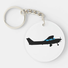 A Cessna in silhouette