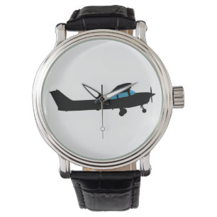 A Cessna in silhouette Armbandsur
