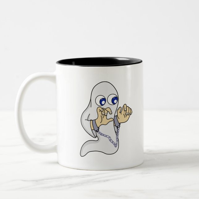 A Chached Ghost Två-Tonad Mugg (Vänster)