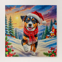 A cheerful dog