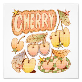 A Cherry/Cherry Illustrations Fototryck