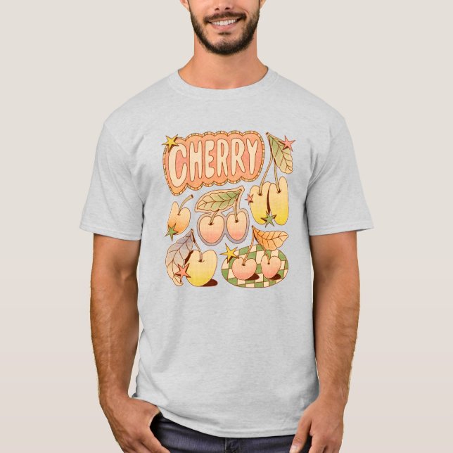 A Cherry/Cherry Illustrations T Shirt (Framsida)