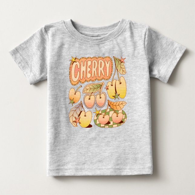 A Cherry/Cherry Illustrations T Shirt (Framsida)