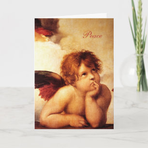 A Cherub, Detail of the Sistine Madonna - Raphael Helgkort