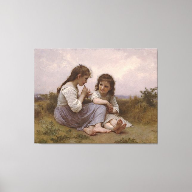 A Child Idyll (Idylle Enfantine) (1900) Canvastryck (Framsida)