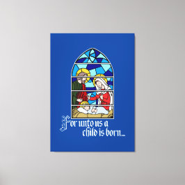 A Child is born Canvastryck