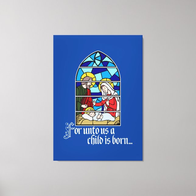 A Child is born Canvastryck (Framsida)