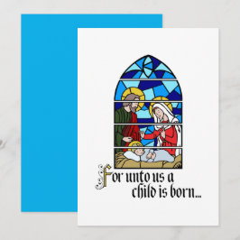 A Child is born Julkort