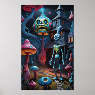 A Chill Hits Groll-Town - Ken Gage Art Poster
