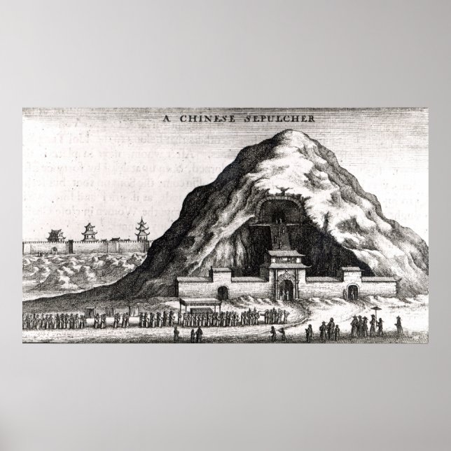 A Chinese Sepulcher, 1669 Poster (Framsidan)