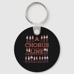 A Chorus Line Choir Music Singer Musician Gift Nyckelring