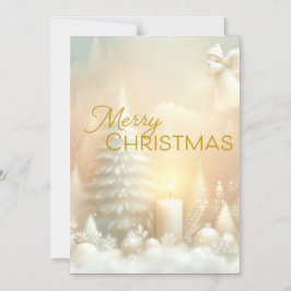 A Christmas Angel Fantasy Snowy Landscape Magnetisk Inbjudningskort
