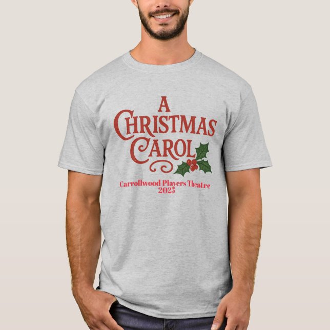 A Christmas Carol 2025 Cast T-Shirt (Framsida)
