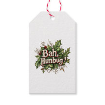 A Christmas Carol Bah Humbug Julpresentkort