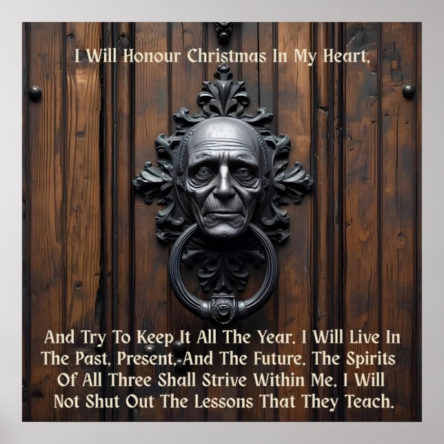 A Christmas Carol Poster (Framsidan)