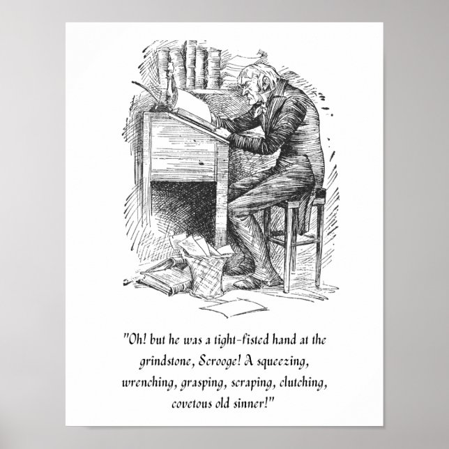 "A Christmas Carol Poster (Framsidan)