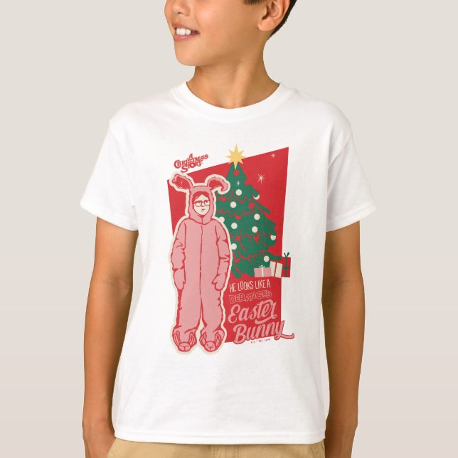 A Christmas Story | Deranged Easter Bunny T Shirt (Framsida)