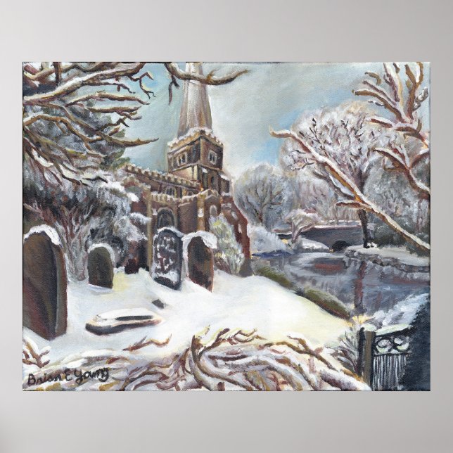 A Church in Winter Poster (Framsidan)