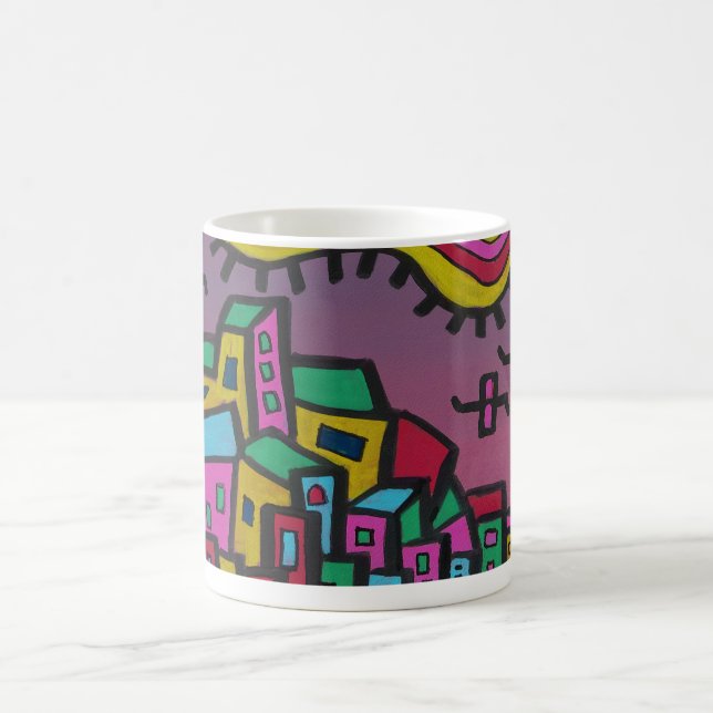 A city in Sunnycatworld Kaffemugg (Center)