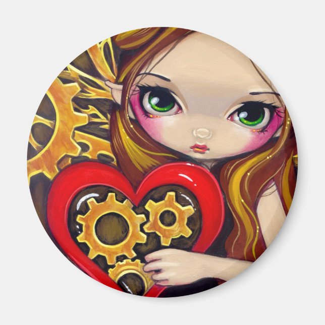 "A Clockwork Valentine" Magnet (Framsidan)