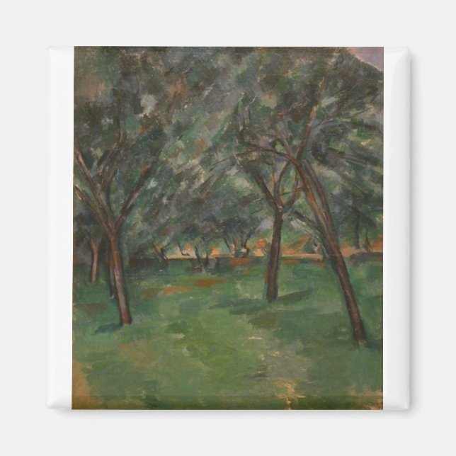 A Close - Paul Cezanne - c1890 Magnet (Framsidan)