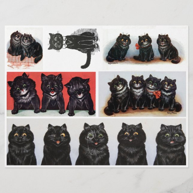 A Collection of Black Cats by Louis Wain (Framsida)