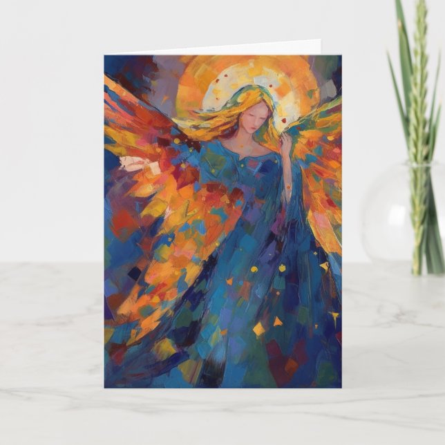 A Colorful Angel-Tillfällen Kort (Framsida)