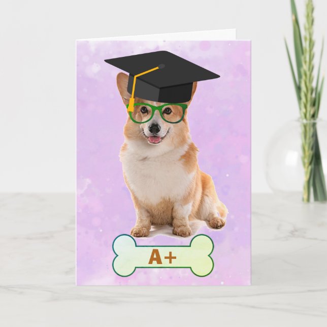 A+ Corgi Studenten Kort (Framsida)