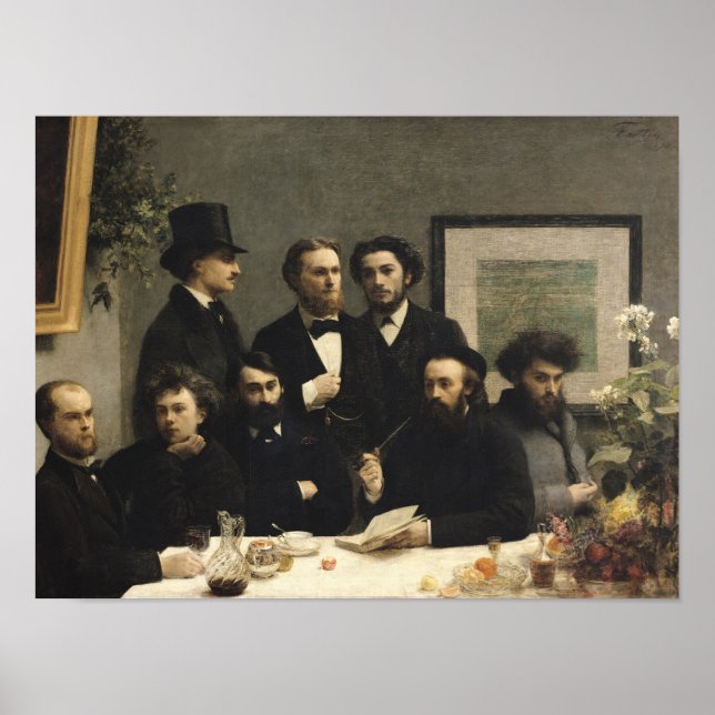 A Corner of the Bord, 1872 Poster (Framsidan)