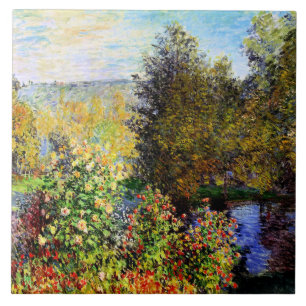 A Corner of the Garden at Montgeron Kakelplatta