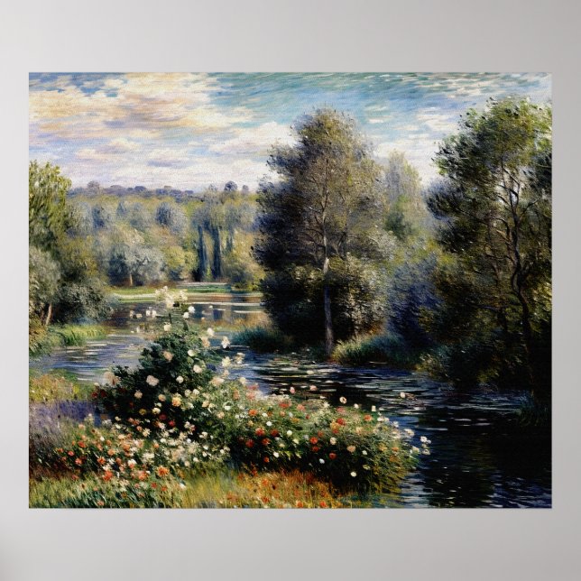 A Corner of the Garden at Montgeron Poster (Framsidan)