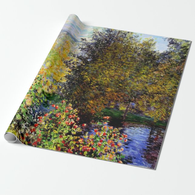 A Corner of the Garden at Montgeron Presentpapper (Utrullad)