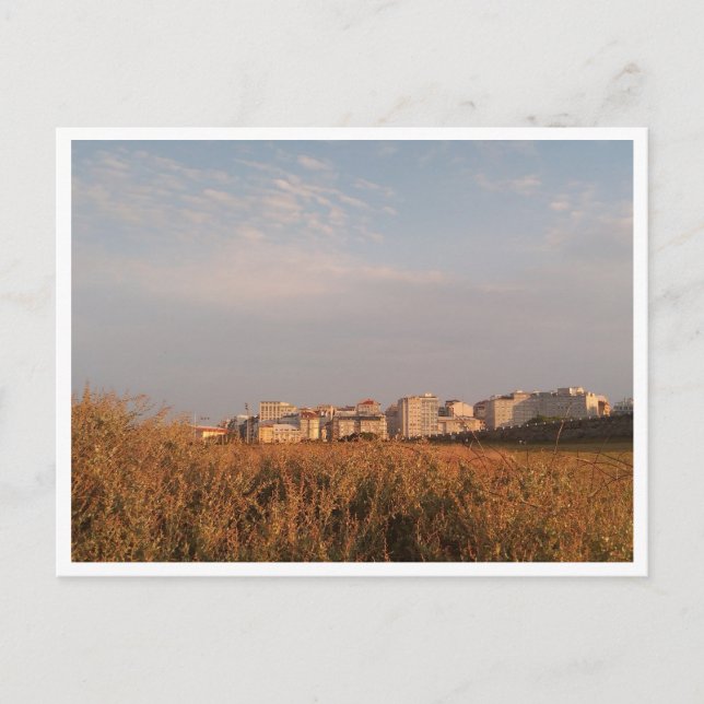 A Coruna, Galicien (Spanien) Vykort (Framsida)