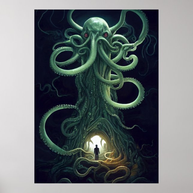 A Cosmic Horror Portal Cthulhu Poster (Framsidan)