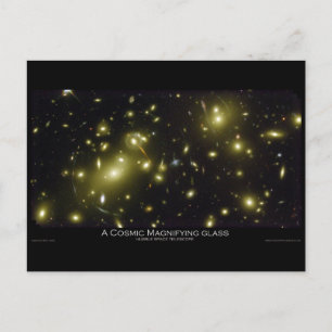 A Cosmic Magnifying Glass - Hubble Space Telescope Vykort
