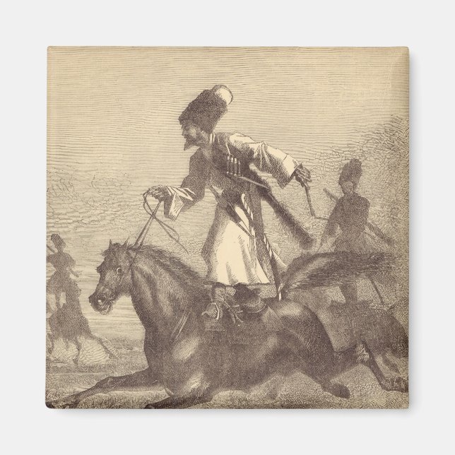 A Cossack Horseman Magnet (Framsidan)