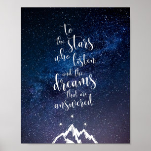 A Court of Mist & Fury Quote Poster