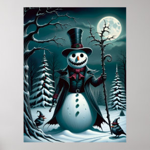 A Creepy Snögubbe Poster