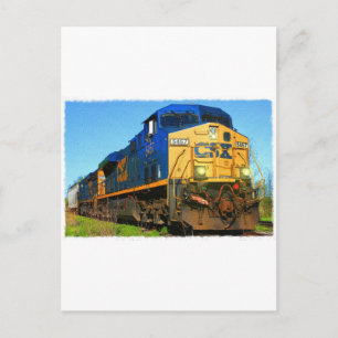 A CSX TÅG VYKORT