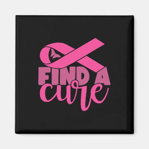 A Cure Bröstcancer Medvetenhet Magnet