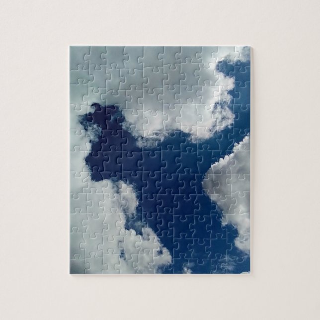 A curve in the clouds pussel (Vertikal)