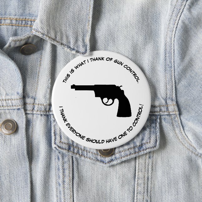 A custom buttons to express a political opinion. knapp (In Situ)