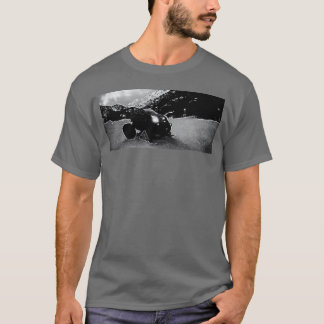 A Custom Cadillac Hobby RC Car in Snowy Mountains  T Shirt