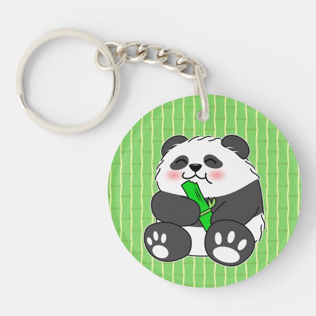 A Cute Baby Panda Eating Bamboo Stalk (Framsidan)