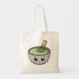 A cute bowl of matcha tea - Kawaii Tygkasse