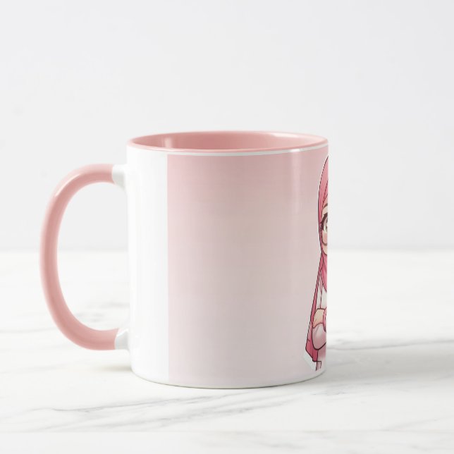 A cute Hijabi Mug ✨ Mugg (Vänster)