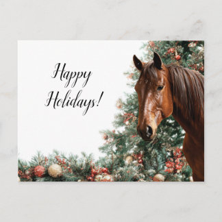 A cute horse, the symbol of Novgorod in 2026 Helg Vykort