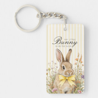 A cute little Floral Bunny Yellow Bow Baby Shower
