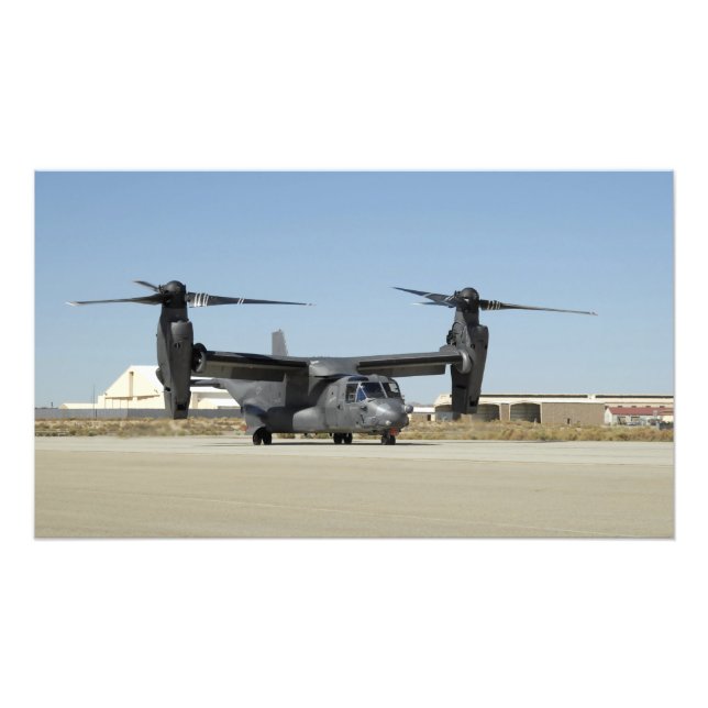 A CV-22 Osprey förbereder start Fototryck (Framsidan)
