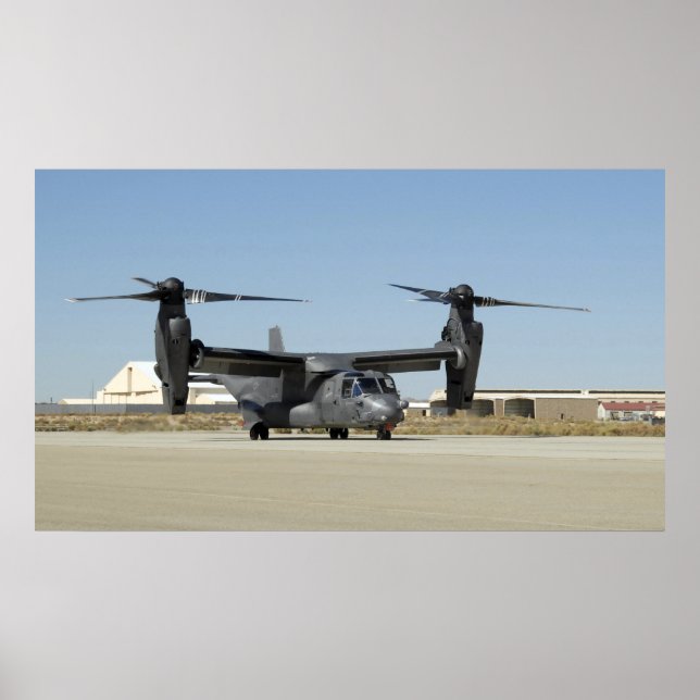 A CV-22 Osprey förbereder start Poster (Framsidan)